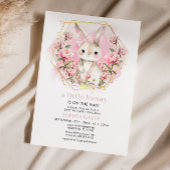 Bunny is op weg naar het Baby shower Kaart