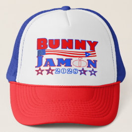 bunny/jamon 2028 trucker hat pet