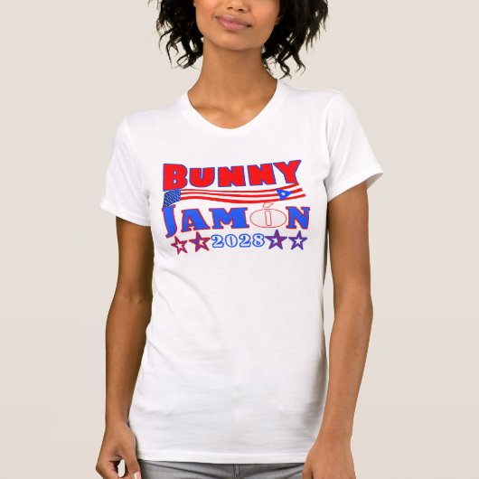bunny jamon 2028 womens tee t-shirt (Voorkant)