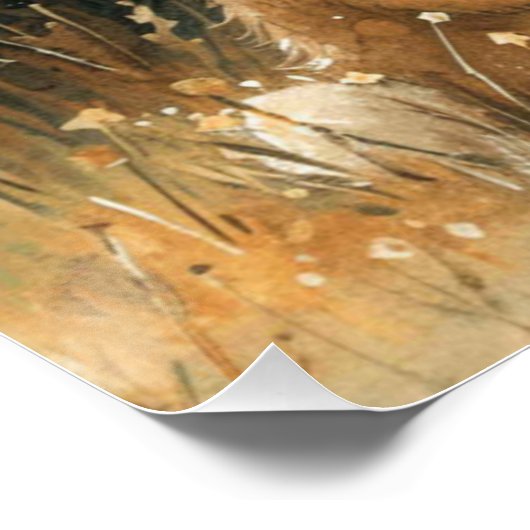 Bunny Joy : Een beetje van Whimsy Bunny Perfect Poster (Hoek)