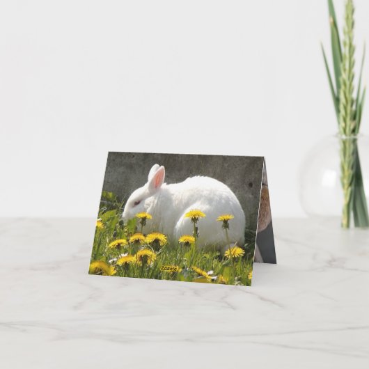 Bunny Kaart (Achterkant)