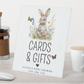 Bunny Kaarten en Geschenken Tafelboventeken Reclamebord Met Voetstuk (Insitu)