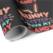 Bunny kan beter mijn Snoep hebben Cadeaupapier (Rol Hoek)