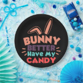 Bunny kan beter mijn Snoep hebben Papieren Bordje (Feest)