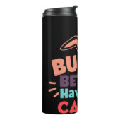 Bunny kan beter mijn Snoep hebben Thermosbeker (Gedraaid links)