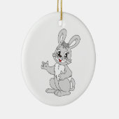 Bunny Keramisch Ornament (Rechts)