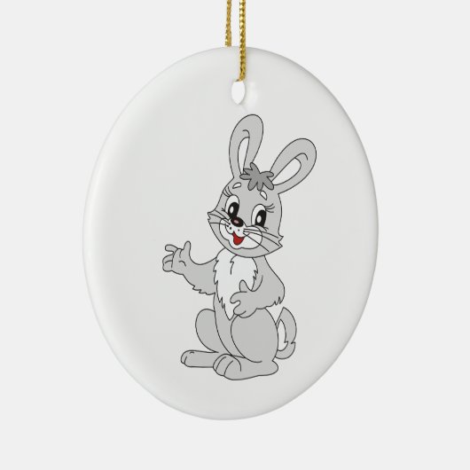 Bunny Keramisch Ornament (Rechts)