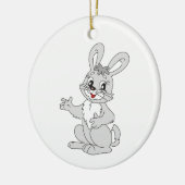 Bunny Keramisch Ornament (Links)