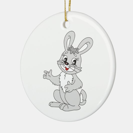 Bunny Keramisch Ornament (Links)