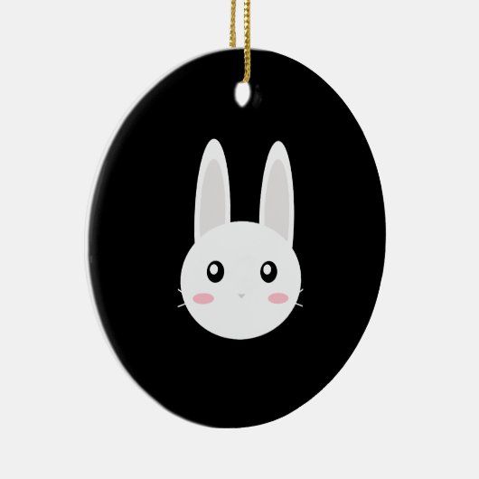 Bunny Keramisch Ornament (Rechts)