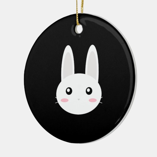 Bunny Keramisch Ornament (Links)