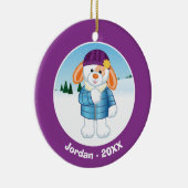 Bunny Keramisch Ornament (Rechts)