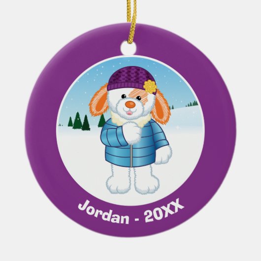 Bunny Keramisch Ornament (Voorkant)