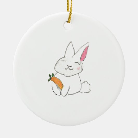 Bunny Keramisch Ornament (Voorkant)