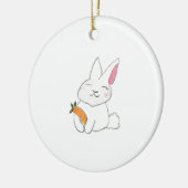 Bunny Keramisch Ornament (Links)