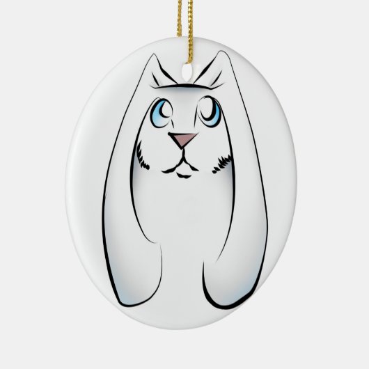 Bunny Keramisch Ornament (Rechts)