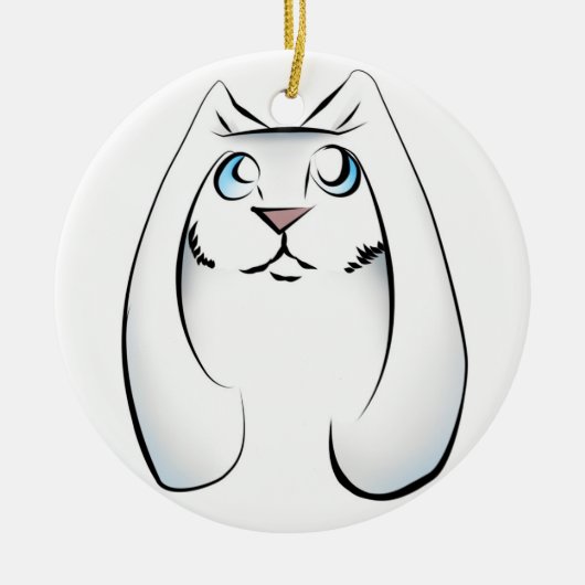 Bunny Keramisch Ornament (Voorkant)