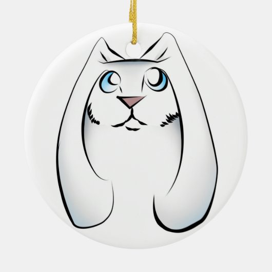 Bunny Keramisch Ornament (Achterkant)