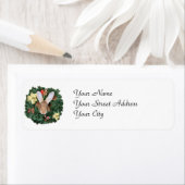 Bunny kerst etiket (Insitu)