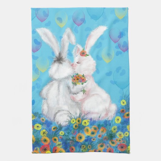 Bunny keukenhanddoek (Verticaal)