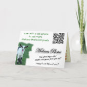 Bunny kind Goat --aanpassen elke gelegenheid en ie Kaart (Achterkant)