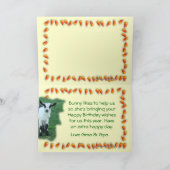 Bunny kind Goat --aanpassen elke gelegenheid en ie Kaart (Binnen)