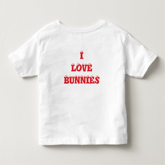 Bunny Kinder Shirts (Achterkant)