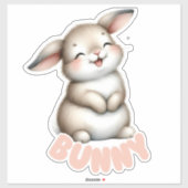 BUNNY - KINDERKAMER STICKER (Vel)