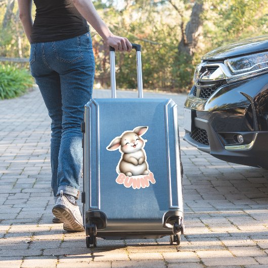 BUNNY - KINDERKAMER STICKER (Koffer Insitu)