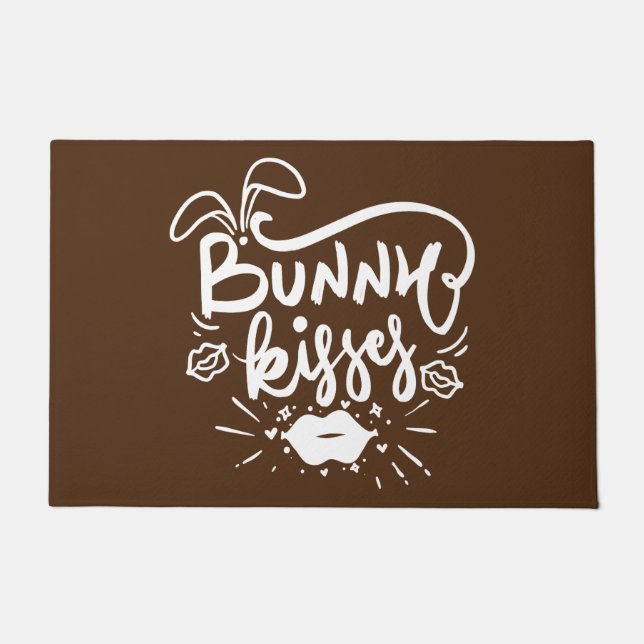 Bunny Kisses Doormat Deurmat (Voorkant)