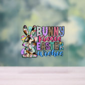 Bunny Kisses Easter Wishes Acryl Bord (Neutraal)