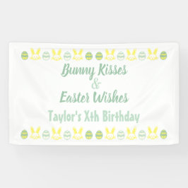 Bunny Kisses & Easter Wishes Birthday Spandoek