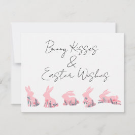 Bunny Kisses & Easter Wishes Feestdagenkaart