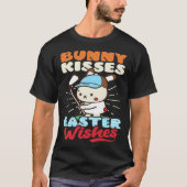 Bunny Kisses Easter Wishes Golf Easter T-shirt (Voorkant)