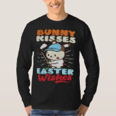 Bunny Kisses Easter Wishes Golf Easter T-shirt (Voorkant)