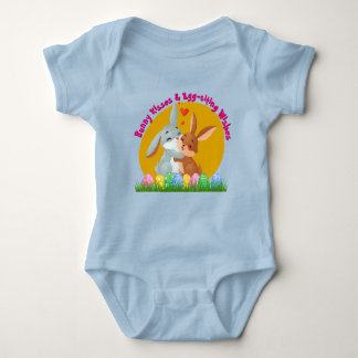 Bunny Kisses & Egg-citeren Wishes Romper