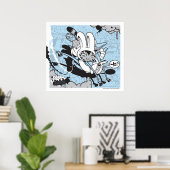Bunny Kitty en Jersey Joe Poster (Thuiskantoor)