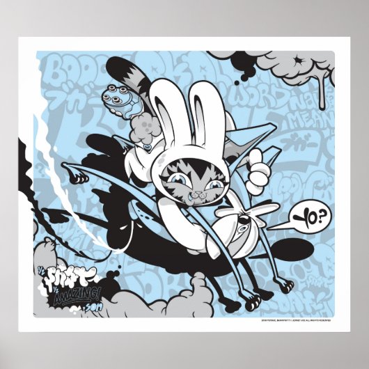 Bunny Kitty en Jersey Joe Poster (Voorkant)
