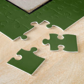 Bunny konijnenbloemen vergieten bosbouwhulp legpuzzel (Zijkant)