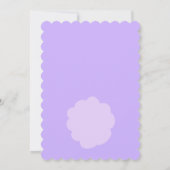 Bunny konijnenoren paarse eitjesjacht kaart (Achterkant)