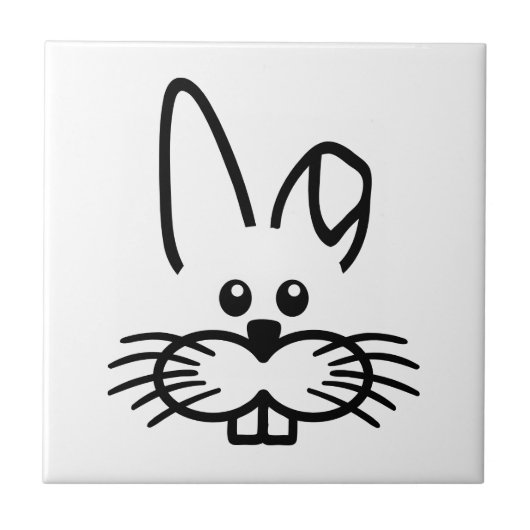 Bunny-konijntje Tegeltje (Voorkant)