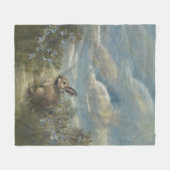 Bunny Laan Fleece Deken (Voorkant (Horizontaal))