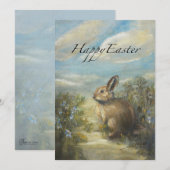 Bunny Lane Invitation Kaart (Voorkant / Achterkant)