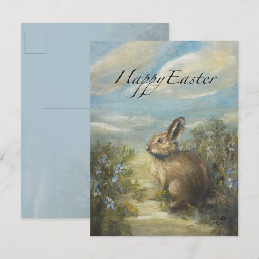 Bunny Lane PASEN Briefkaart (Voorkant / Achterkant)