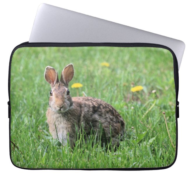 Bunny Laptop Sleeve (Voorkant)