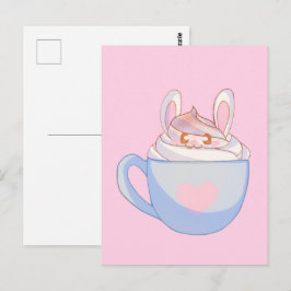 Bunny Latte Met Kaneel Briefkaart