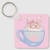 Bunny Latte Met Kaneel Sleutelhanger (Voorkant)
