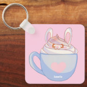 Bunny Latte Met Kaneel Sleutelhanger (Voorkant)