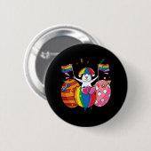 Bunny LGBT Q Pride Easter Schattige Rabbit Ally Ga Ronde Button 5,7 Cm (Voorkant /achterkant)