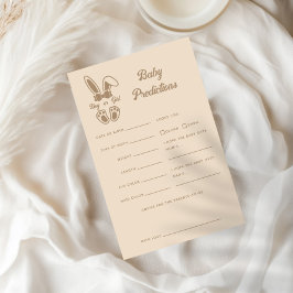 Bunny Licht Beige Geslacht Reveal Baby Voorspellin
